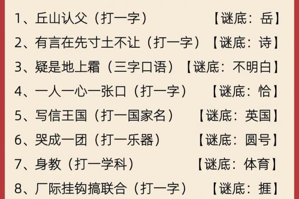 正月十五猜灯谜及答案 儿童元宵灯谜简单及答案
