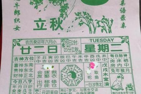 8月8号立秋时间 2024年立秋准确时间查询