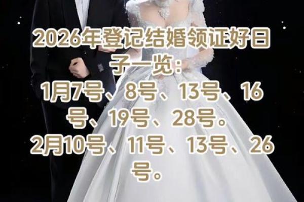 今日：2026适合领证的日子 2026结婚登记好日子推荐