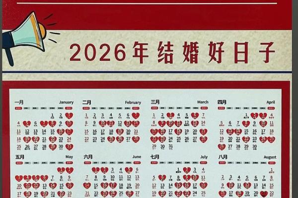 今日：2026适合领证的日子 2026结婚登记好日子推荐