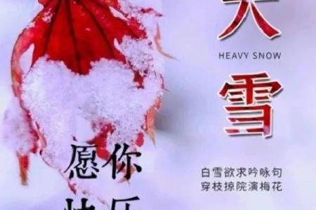 大雪节气祝福语