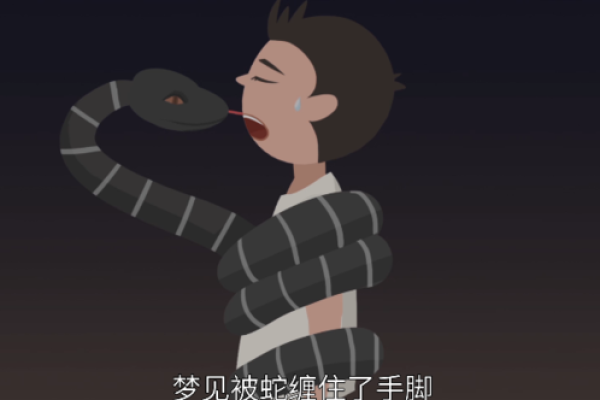 做梦梦到蛇缠身是什么意思