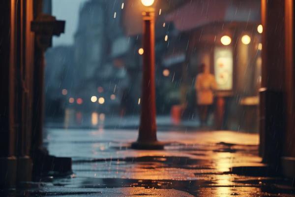 梦见窗外下雨
