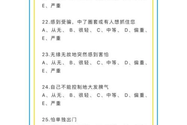 心理压力测试(心理压力测试量表)