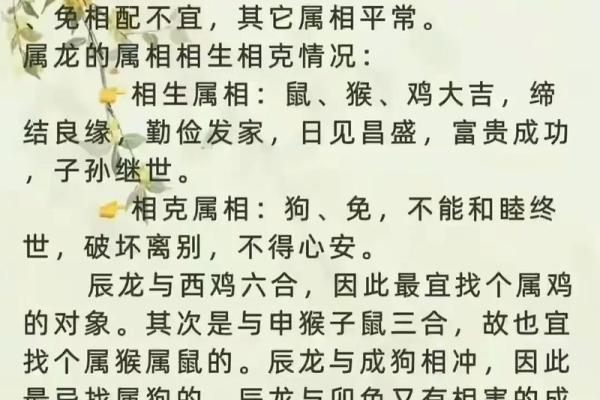 龙和什么生肖相冲