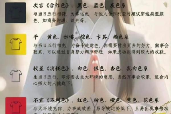 每日穿衣五行颜色运势2025年4月16日(2021年穿衣颜色每日五行搭配)