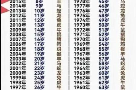 1962年属什么生肖多大年龄