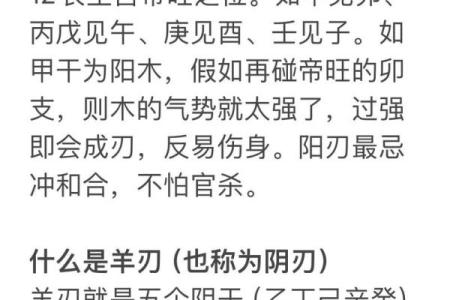 羊刃在八字中代表什么(羊刃在八字中代表什么意思呢女)