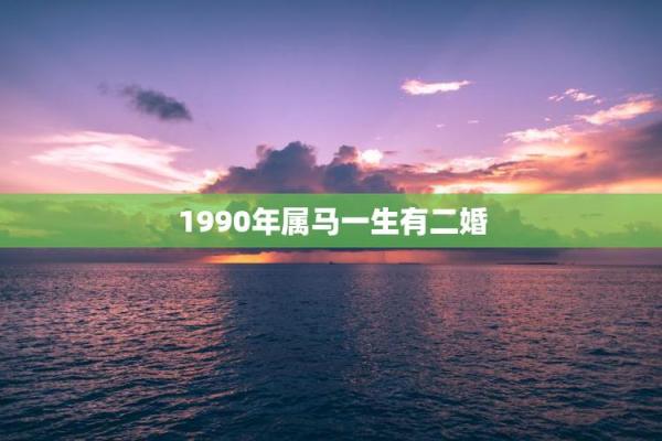 90年属马2025年多大(90属马二次婚姻在几岁)