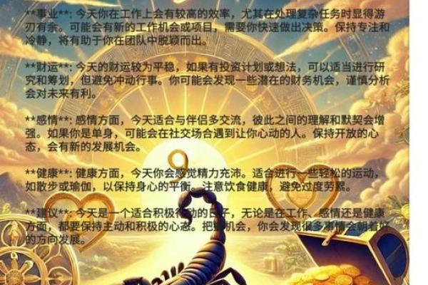 今天天蝎座的运势(今天天蝎座的运势财运)