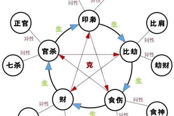 支神在八字中代表什么意思(十神在四柱干支的意义和详解)