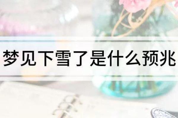 梦到下雪周公解梦