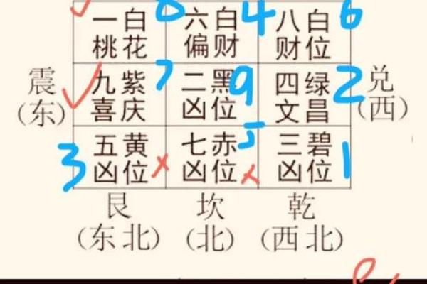 玄空二十四山飞星排盘(玄空飞星24山向一至九运挨星下卦完整版全图)