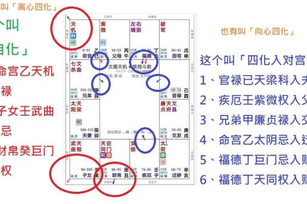 紫微斗数四化箭头怎么看(紫微斗数四化怎么看)