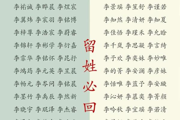 用李字取个网名(用李字取个网名爱他)
