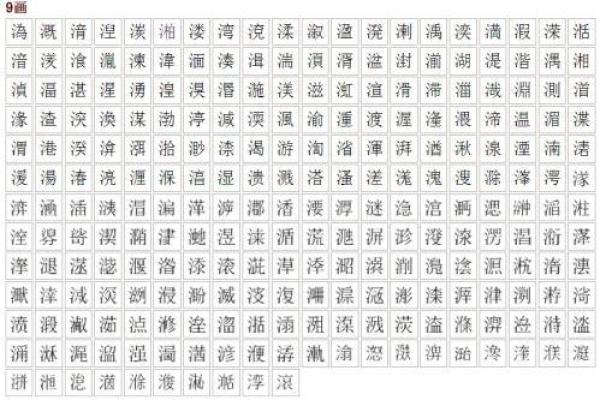 带三点水的字有哪些取名字(带三点水最旺男孩名字)