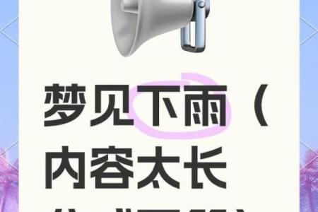 梦见下雨是什么预兆