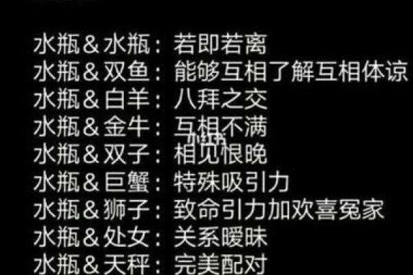 水瓶男和水瓶女配对指数(怎么判断水瓶座动心了)