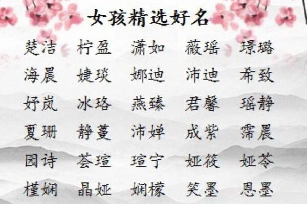 补水最吉利的女孩名字(补水最吉利的女孩名字诗经)