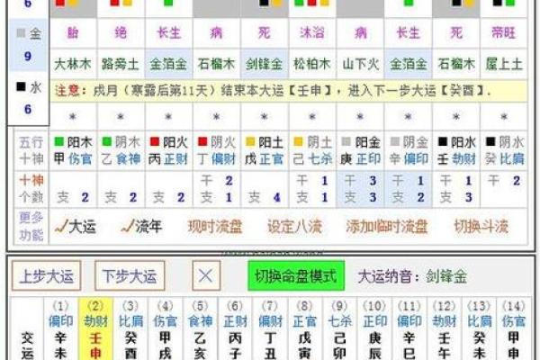 四柱八字排盘免费算命(四柱八字排盘免费算命详解)
