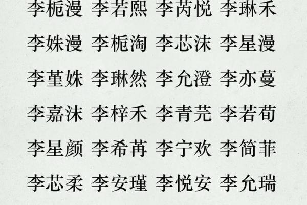 李姓好听稀少的女孩名字(李姓好听稀少的女孩名字2024两个字)