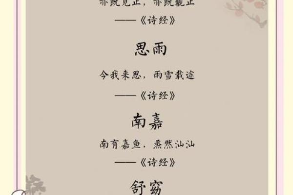 100个出自诗经楚辞女孩名(100个出自诗经楚辞女孩名字)