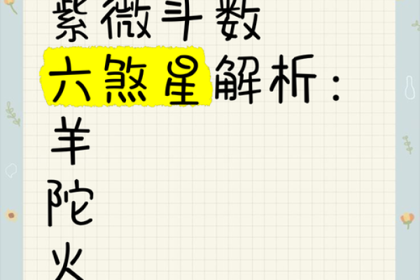 紫微斗数煞星有哪些(紫微斗数凶煞)