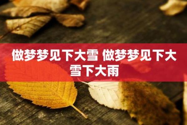 梦见突然下雪了是什么意思