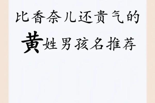 黄姓男孩取名100分霸气