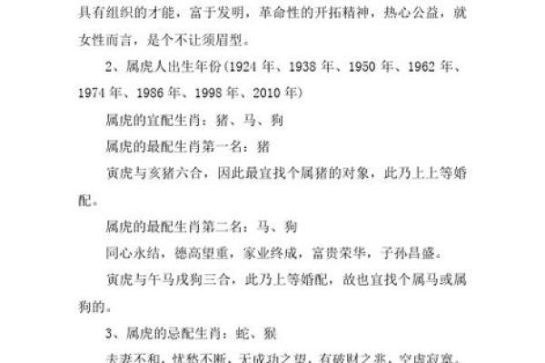 男属虎和什么属相最配对(98虎女跟98虎男相克吗)