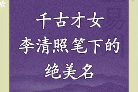 李清照的词取名女孩(李清照的词取名女孩三字)