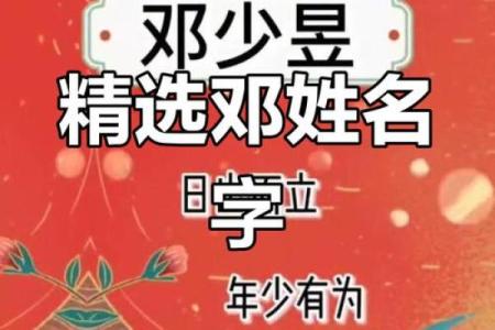 邓姓男孩取名(邓姓男孩取名字大全)