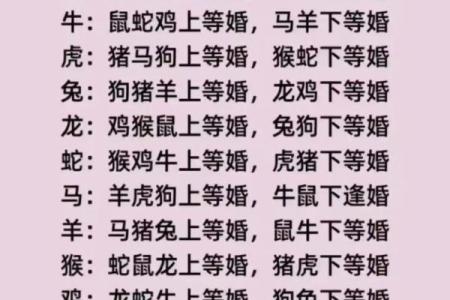 十二属相婚姻配对表(十二属相婚姻配对表大全图)