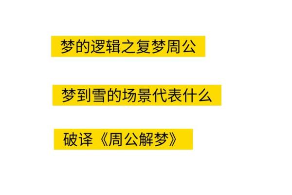 梦见家里下雪