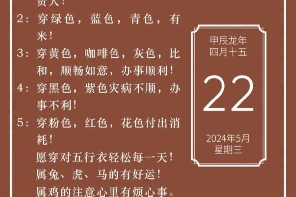 2025年4月15日五行穿衣(2025年4月15日五行穿衣)