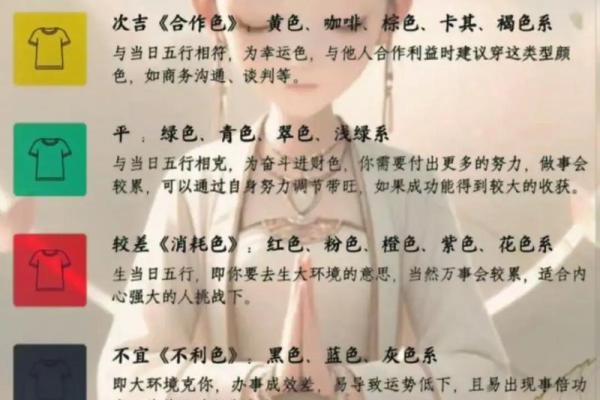 五行穿衣每日搭配2025年4月27日(2021.2.4五行穿衣指南)