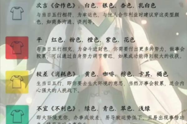 2025年4月16日五行穿衣搭配每日指南(2021.4.15五行穿衣)
