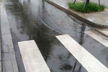 梦见下雨地上有很多水