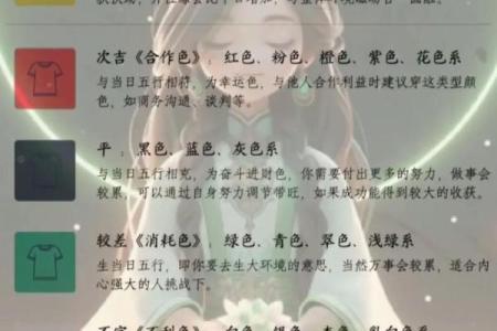 五行穿衣每日搭配2025年4月21日(五行穿衣2021.5.24)