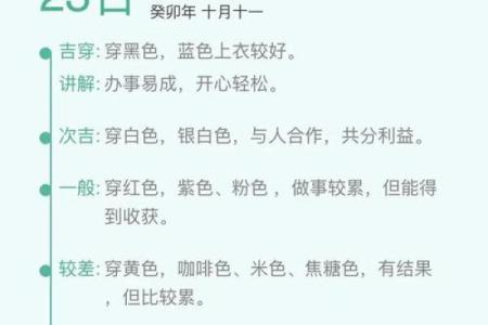 每日穿衣五行颜色2025年4月16日(2020每日五行穿衣颜色)