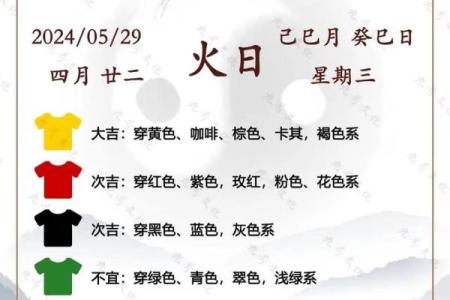 五行穿衣今日幸运颜色2025年4月25日(今日五行穿衣服颜色2021.1.20)