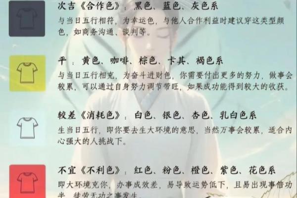 2025年4月15日穿衣颜色五行搭配(2025年4月15日穿衣颜色五行搭配图片)