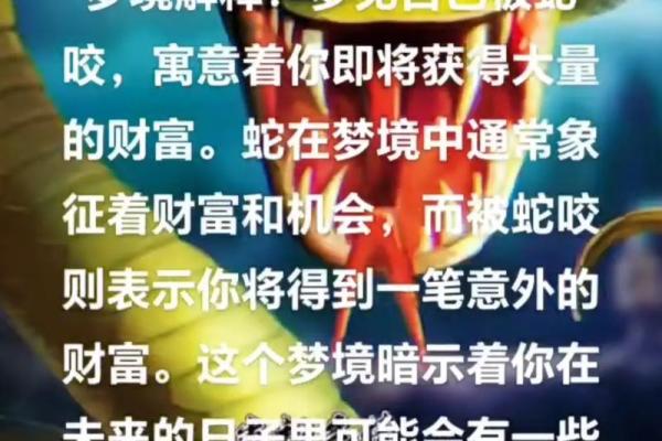 梦到自己被蛇咬是什么意思 周公解梦