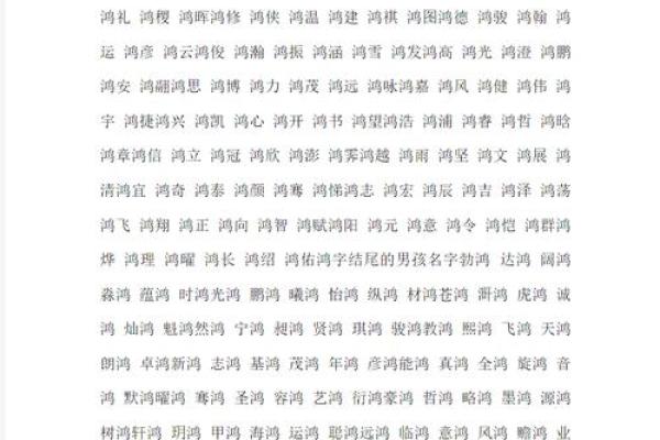 鸿字五行属什么