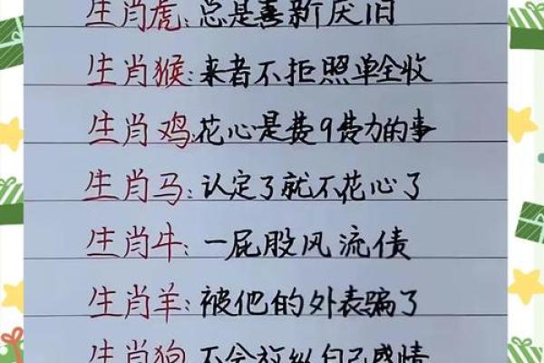 人品最差四大生肖