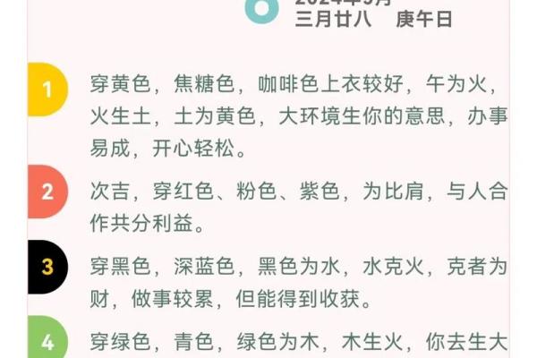 2022年5月10日五行穿衣 2022年每日五行穿衣对照表
