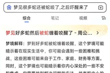 梦见抓蛇被蛇咬