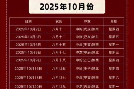 10月份开业黄道吉日2025年 2025年10月开业吉日查询