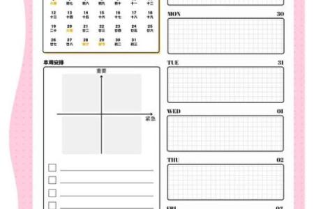 2026年1月第1周吉日预报：生肖虎周计划安排