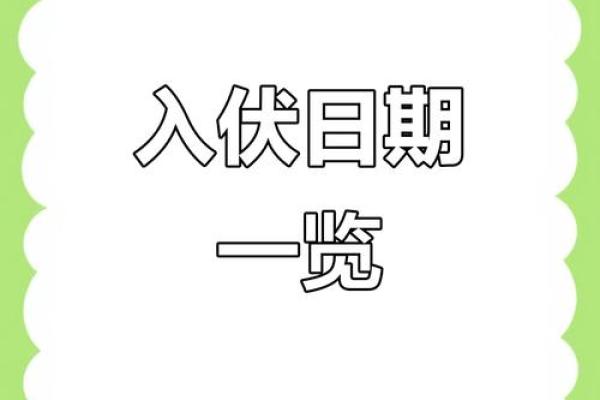 2020年入伏从哪一天开始 2020年入伏具体日期